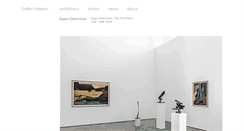 Desktop Screenshot of gallerihaaken.com